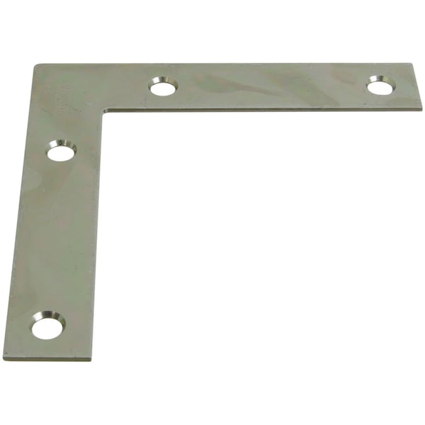 National Hardware 4 in. H X 0.75 in. W X 0.07 in. D Zinc-Plated Steel Flat Corner Brace N266-569 - main